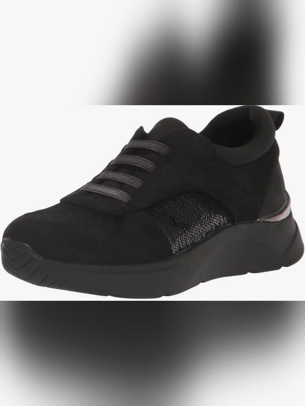 NWT Kenneth Cole Black Women's Christal Sneaker, Size 8.5